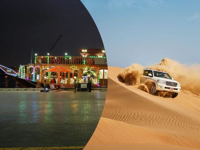 Desert Safari and Dhow Cruise Creek