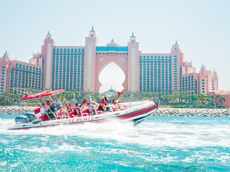 90 mins love boat speedboat tour